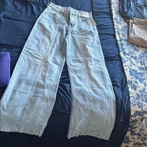 GAP Women's Light Blue Flare Jeans